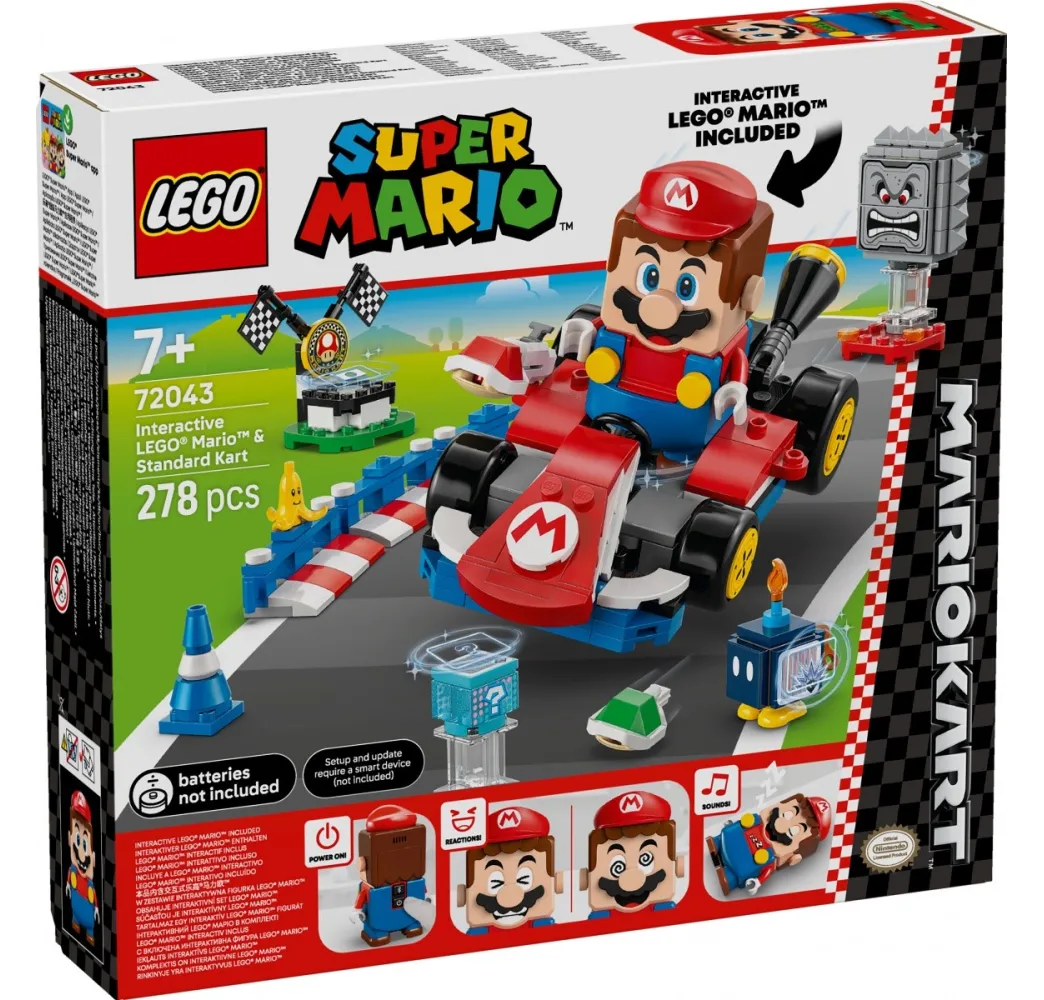 Klocki Super Mario Kart – interaktywna zabawka LEGO dla dzieci