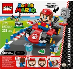 Klocki Super Mario Kart – interaktywna zabawka LEGO dla dzieci