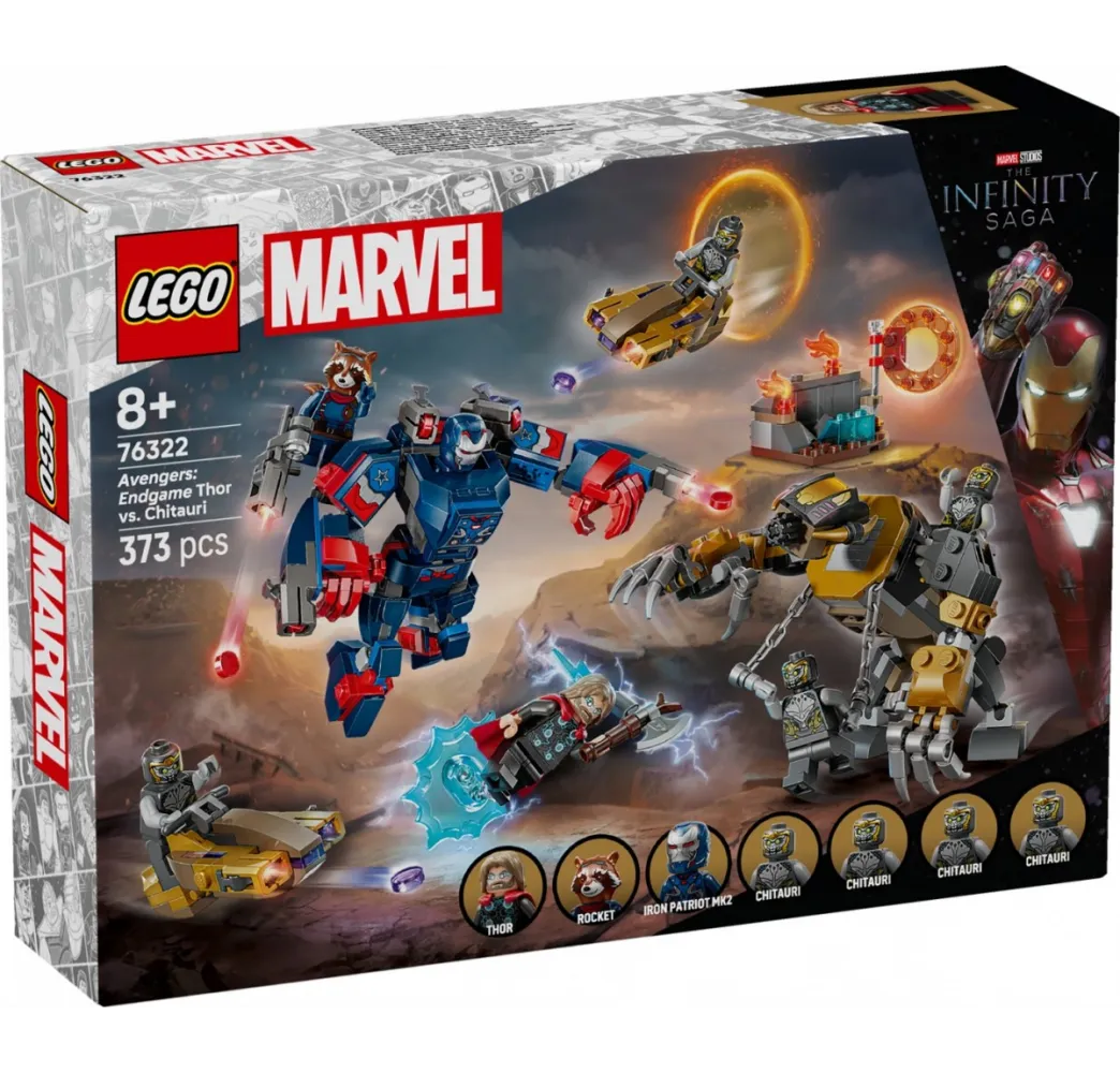 LEGO Avengers Thor kontra Chitauri – klocki konstrukcyjne Marvel