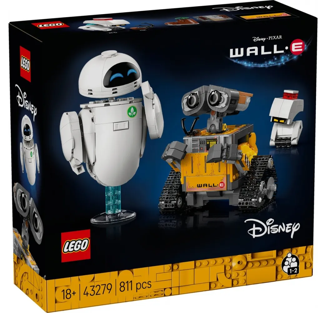 LEGO Disney Wall-e i Ewa – klocki konstrukcyjne dla dorosłych