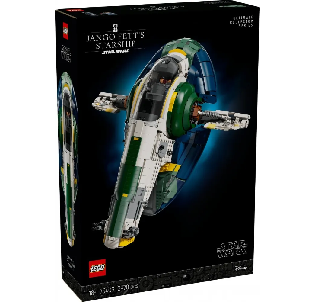 LEGO Star Wars Patrolowiec Firespray Jango Fetta – klocki kolekcjonerskie