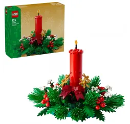 LEGO Świąteczna dekoracja stołu – klocki konstrukcyjne 12+