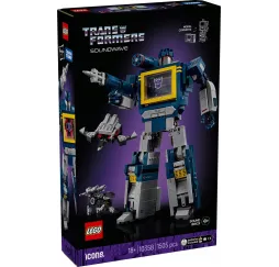 LEGO Icons Transformers Soundwave – klocki konstrukcyjne dla dorosłych