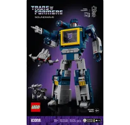 LEGO Icons Transformers Soundwave – klocki konstrukcyjne dla dorosłych