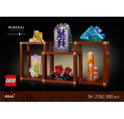 LEGO Ideas Kolekcja minerałów – klocki konstrukcyjne dla dorosłych