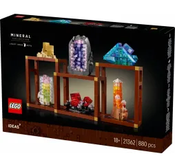 LEGO Ideas Kolekcja minerałów – klocki konstrukcyjne dla dorosłych