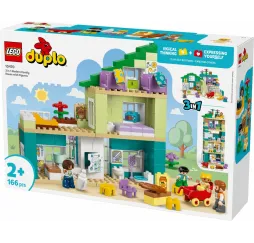 LEGO DUPLO Nowoczesny dom rodzinny 3w1 – klocki edukacyjne