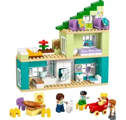 LEGO DUPLO Nowoczesny dom rodzinny 3w1 – klocki edukacyjne