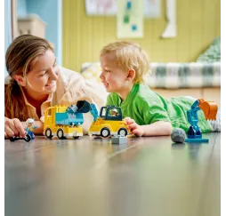 LEGO DUPLO Maszyny budowlane 3 w 1 – klocki konstrukcyjne