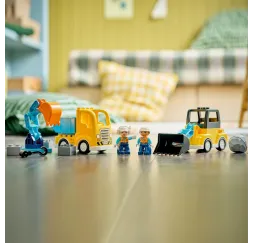 LEGO DUPLO Maszyny budowlane 3 w 1 – klocki konstrukcyjne