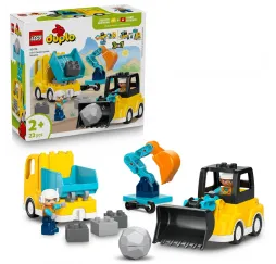 LEGO DUPLO Maszyny budowlane 3 w 1 – klocki konstrukcyjne