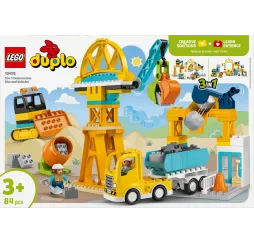 LEGO DUPLO Plac budowy 3w1 – klocki konstrukcyjne dla dzieci