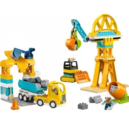 LEGO DUPLO Plac budowy 3w1 – klocki konstrukcyjne dla dzieci