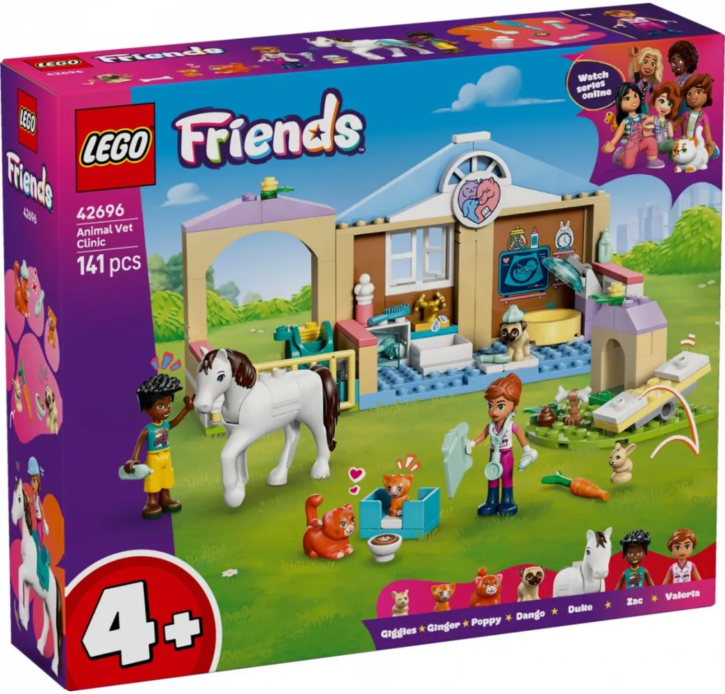 LEGO Friends Lecznica dla zwierząt – klocki konstrukcyjne 4+