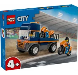 LEGO City Laweta dla motocykli – klocki konstrukcyjne dla dzieci