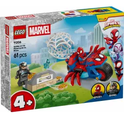 Spidey na motocyklu kontra Rhino – LEGO klocki konstrukcyjne