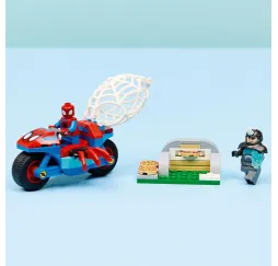 Spidey na motocyklu kontra Rhino – LEGO klocki konstrukcyjne