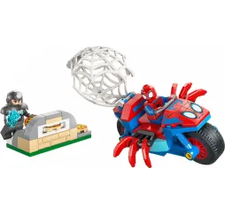 Spidey na motocyklu kontra Rhino – LEGO klocki konstrukcyjne