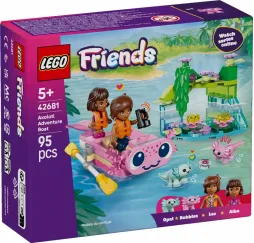 LEGO Friends Przygoda na aksolotlowej łodzi – klocki dla dzieci