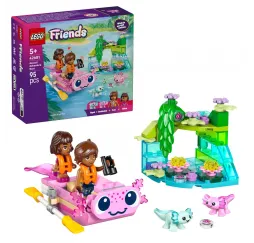 LEGO Friends Przygoda na aksolotlowej łodzi – klocki dla dzieci