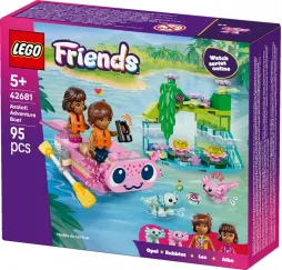 LEGO Friends Przygoda na aksolotlowej łodzi – klocki dla dzieci