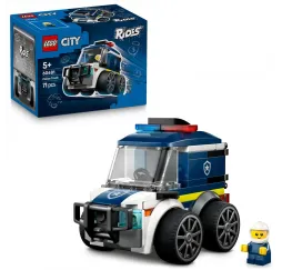 LEGO City Ciężarówka policyjna – klocki konstrukcyjne dla dzieci