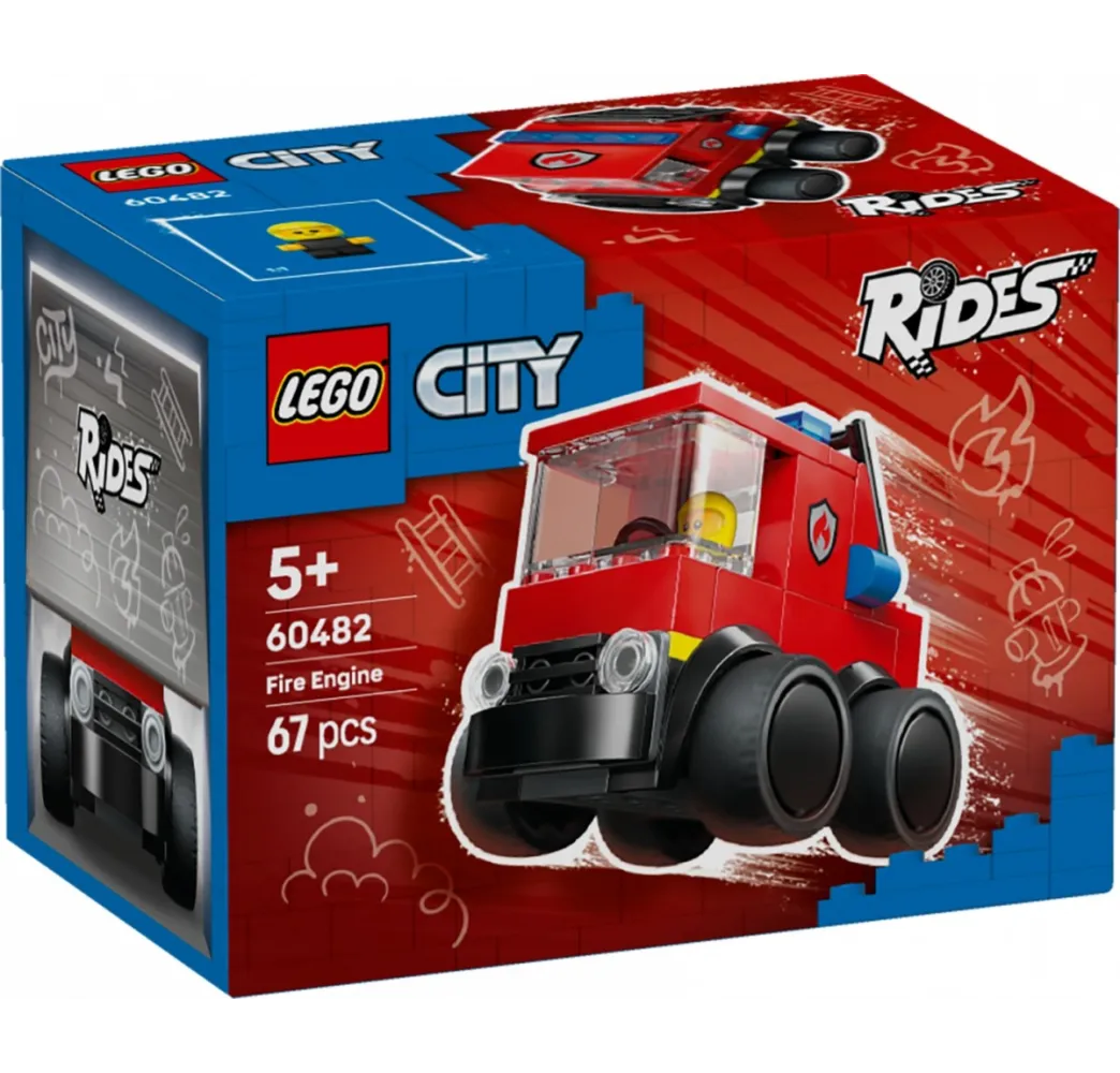 LEGO City Wóz strażacki – klocki konstrukcyjne dla dzieci 5+