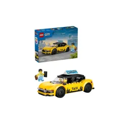LEGO City Żółta taksówka – klocki konstrukcyjne dla dzieci 5+