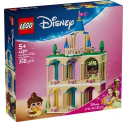 Mała Bella i Tiana z zamkiem – LEGO Disney Princess klocki 5+