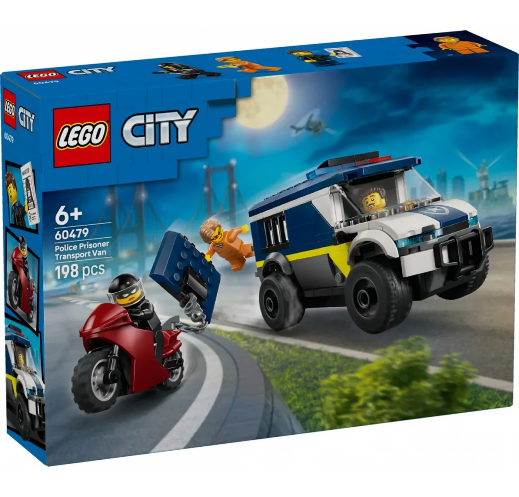 LEGO City Furgonetka policyjna – klocki konstrukcyjne 6+