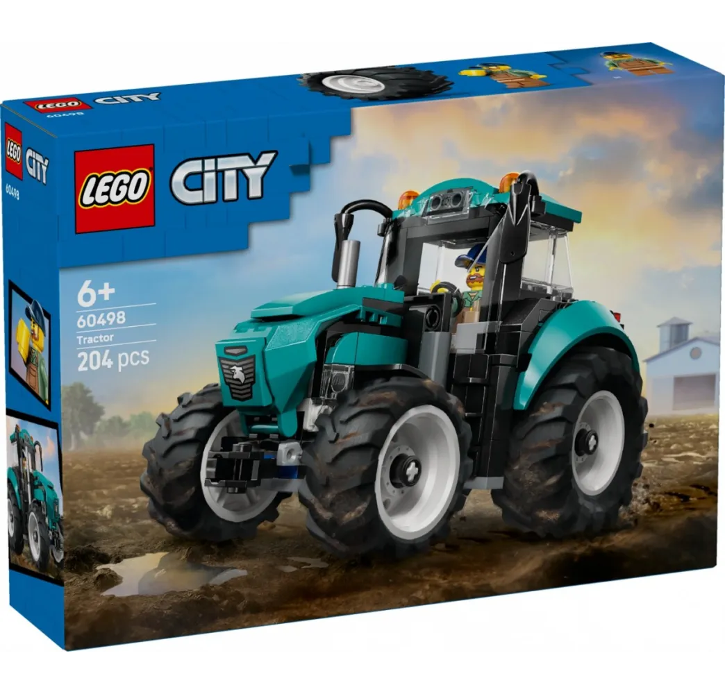 LEGO City Traktor – klocki konstrukcyjne dla dzieci 6+