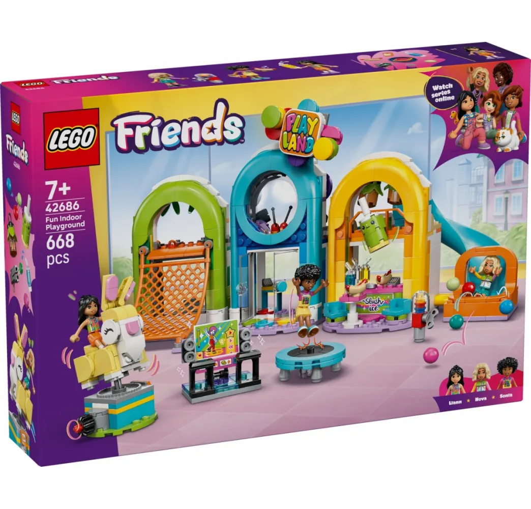 LEGO Friends Niezwykła sala zabaw – klocki konstrukcyjne 7+
