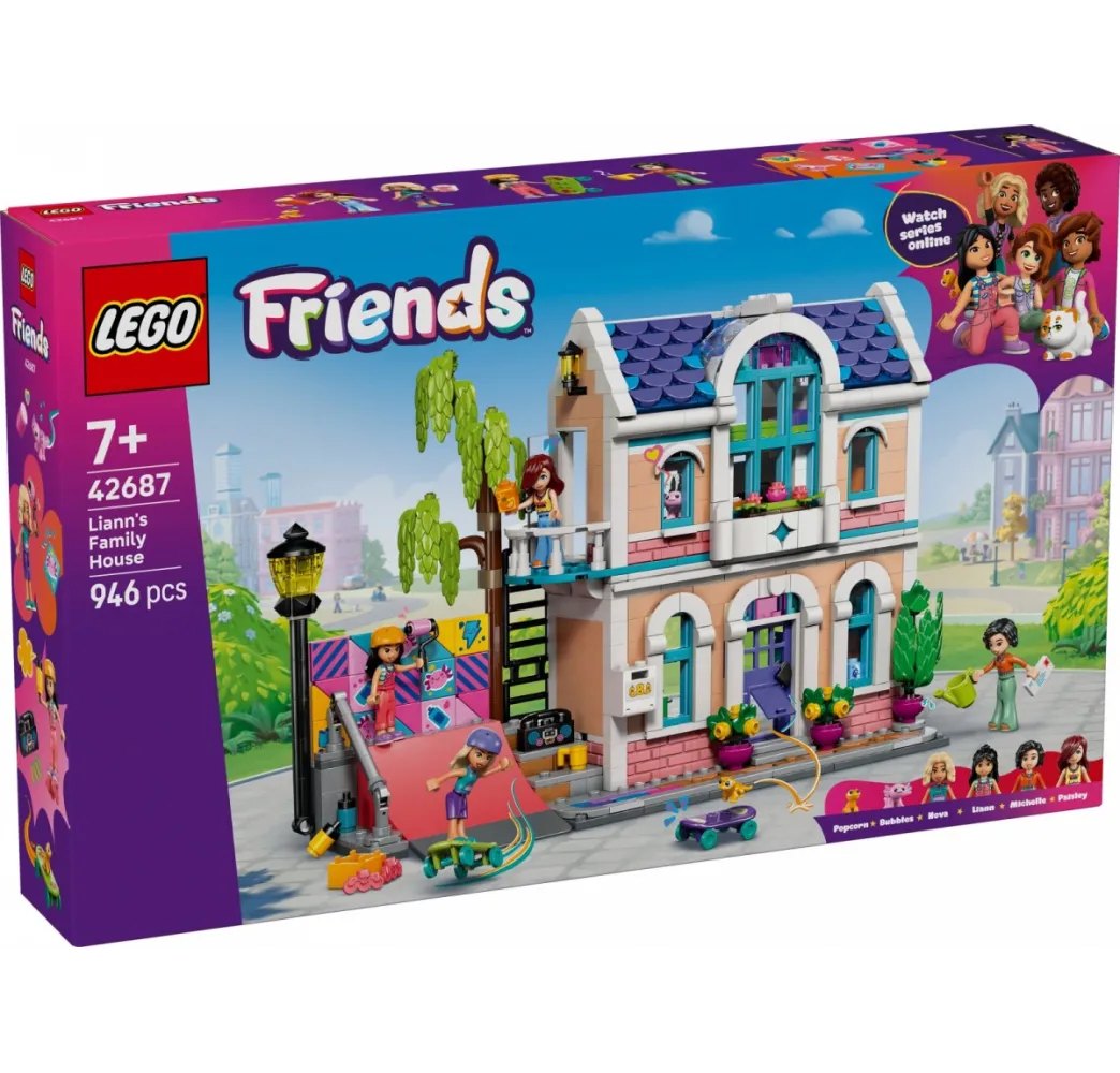 LEGO Friends Dom rodzinny Liann – klocki konstrukcyjne dla dzieci