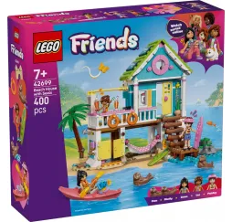 LEGO Friends Domek na plaży z fokami – klocki konstrukcyjne