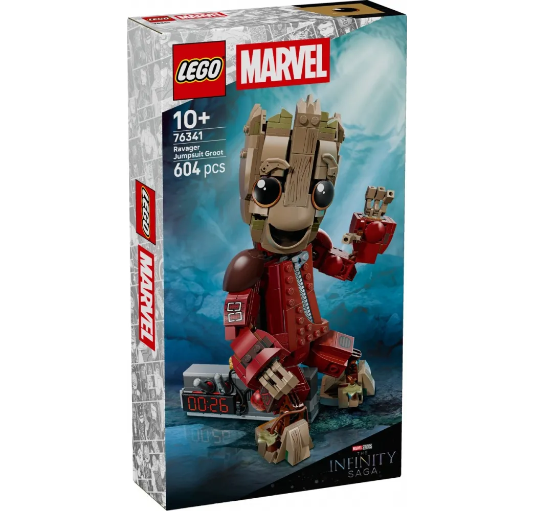 Groot w stroju Ravagera – LEGO Marvel klocki konstrukcyjne 10+
