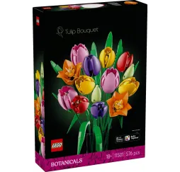 LEGO Botanicals Bukiet tulipanów – klocki konstrukcyjne dla dorosłych