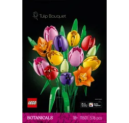 LEGO Botanicals Bukiet tulipanów – klocki konstrukcyjne dla dorosłych