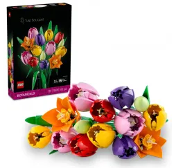 LEGO Botanicals Bukiet tulipanów – klocki konstrukcyjne dla dorosłych