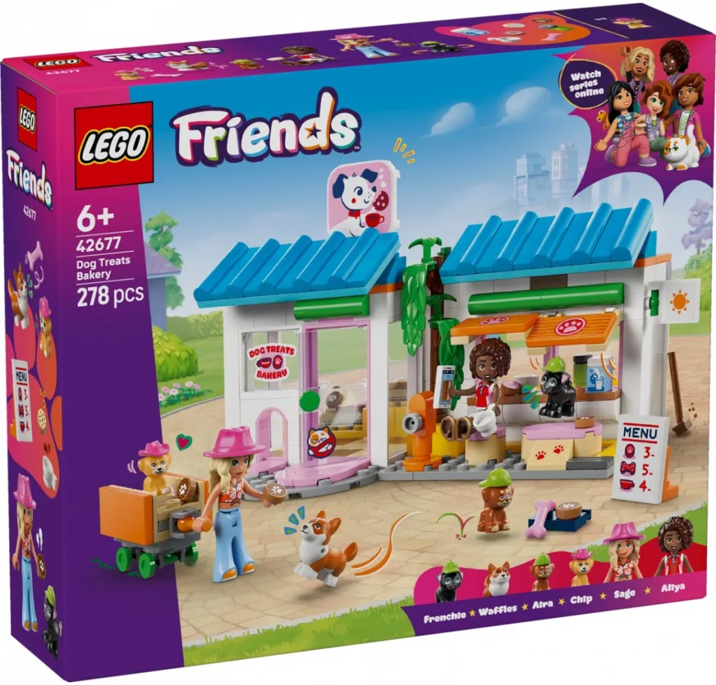 LEGO Friends Piekarnia z psimi przysmakami – klocki konstrukcyjne