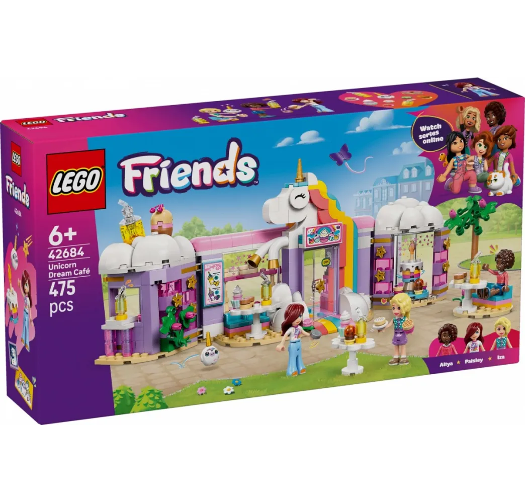 LEGO Friends Jednorożcowa kawiarnia – klocki konstrukcyjne 6+
