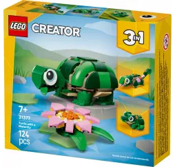 LEGO Creator Żółw i lilia wodna – klocki konstrukcyjne 7+