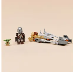 Star Wars Śmigacz Mandalorianina i Grogu – LEGO klocki konstrukcyjne