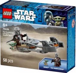 Star Wars Śmigacz Mandalorianina i Grogu – LEGO klocki konstrukcyjne