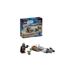 Star Wars Śmigacz Mandalorianina i Grogu – LEGO klocki konstrukcyjne