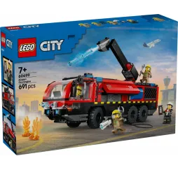 LEGO City Lotniskowy wóz strażacki – klocki konstrukcyjne 7+