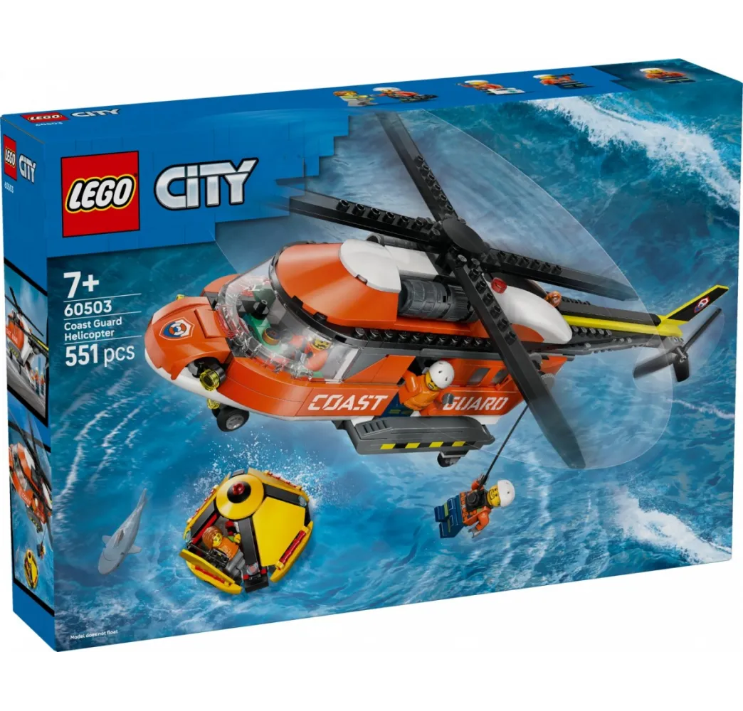 LEGO City Helikopter straży przybrzeżnej – klocki konstrukcyjne