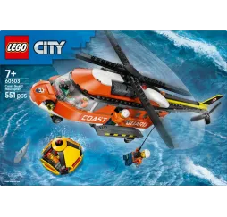 LEGO City Helikopter straży przybrzeżnej – klocki konstrukcyjne