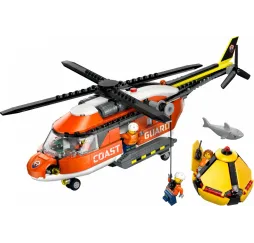 LEGO City Helikopter straży przybrzeżnej – klocki konstrukcyjne