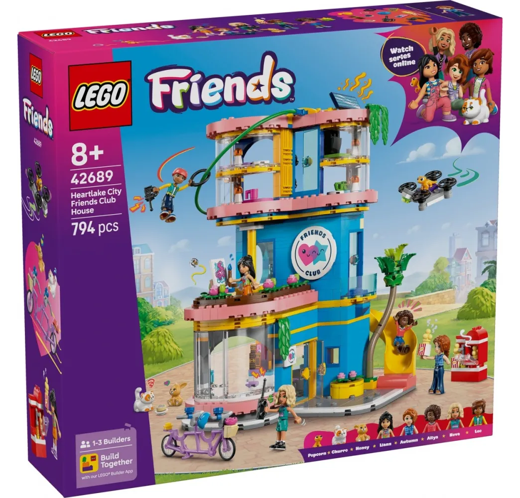 LEGO Friends Domek klubu przyjaciół – klocki konstrukcyjne