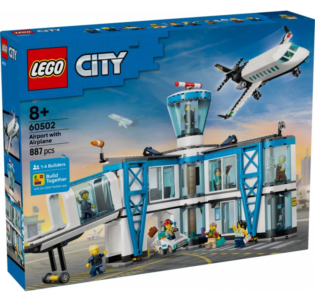 LEGO City Lotnisko z samolotem – klocki konstrukcyjne dla dzieci